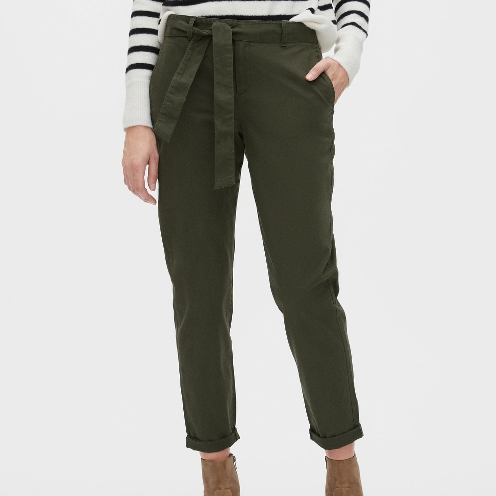 Tie Waist Chino